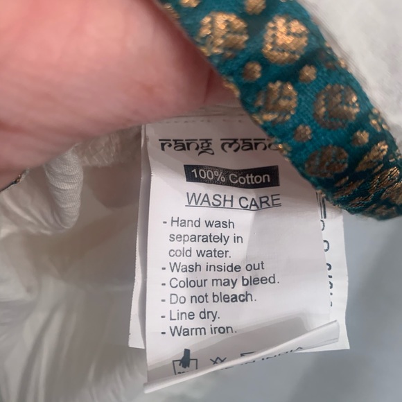 Rang Manch White/cream tunic w/colorful details - Picture 6 of 10